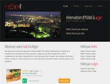 Tablet Screenshot of hotelalger-dz.com